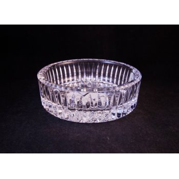 Waterford Crystal cut glass Millennium "Best Wishes" wine bottle coaster