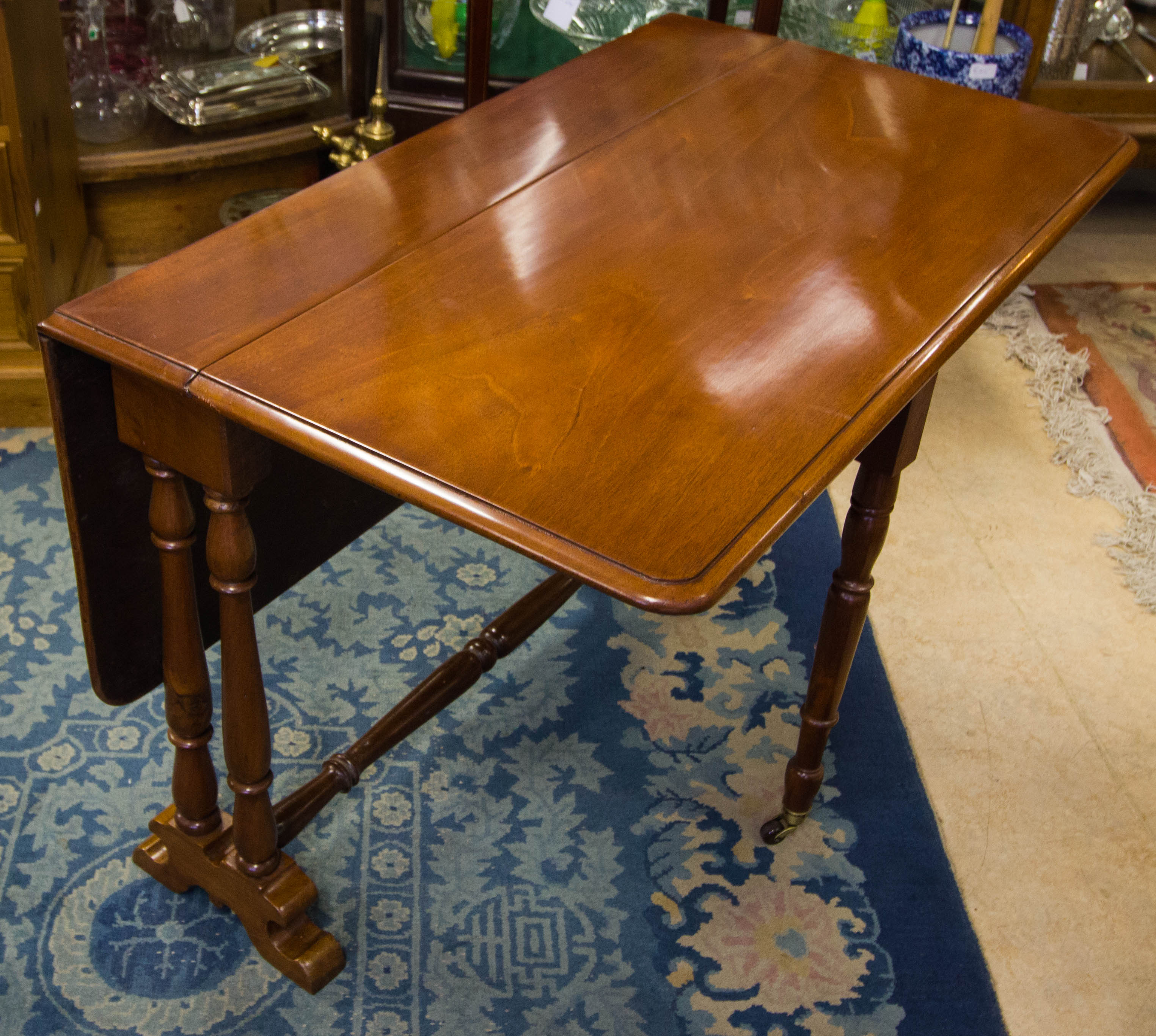 IMG_3999 mahogany drop leaf table