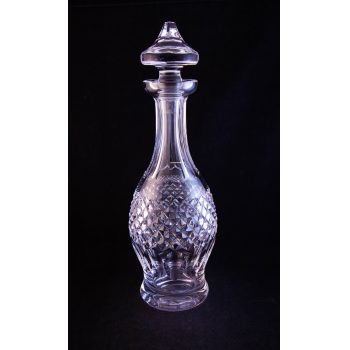 Waterford Crystal Colleen pattern cut glass decanter. Measures 13.5"H